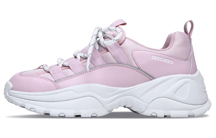 (Women) Skechers Kozmiks Low-Top Daddy Shoes Pink/White 13410-LTPK