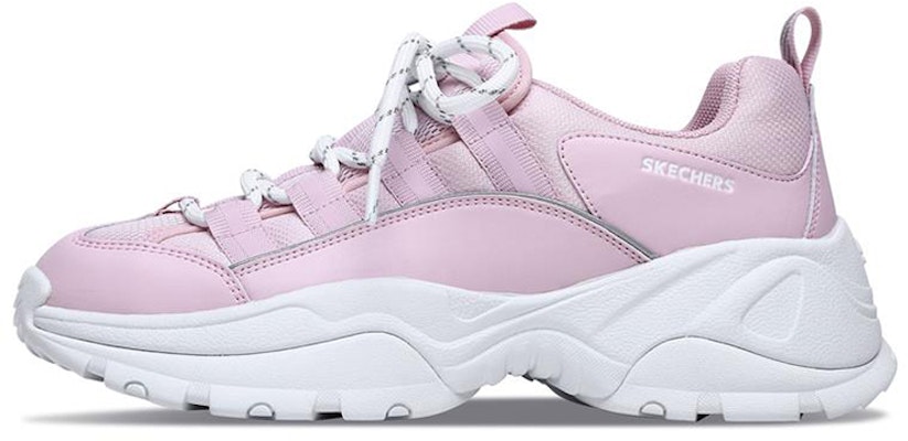 (Women) Skechers Kozmiks Low-Top Daddy Shoes Pink/White 13410-LTPK Buy (Women) Skechers Kozmiks Low-Top Daddy Shoes Pink/White 13410-LTPK