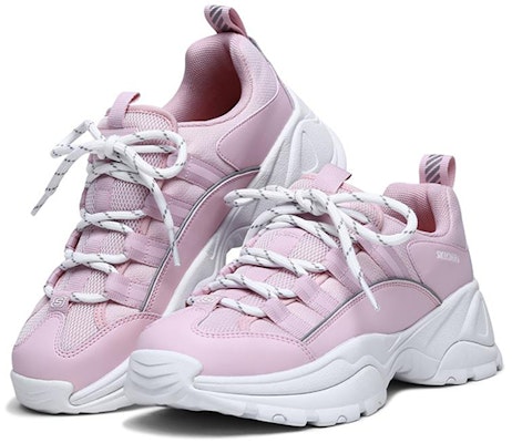 (Women) Skechers Kozmiks Low-Top Daddy Shoes Pink/White 13410-LTPK Lookbook (Women) Skechers Kozmiks Low-Top Daddy Shoes Pink/White 13410-LTPK