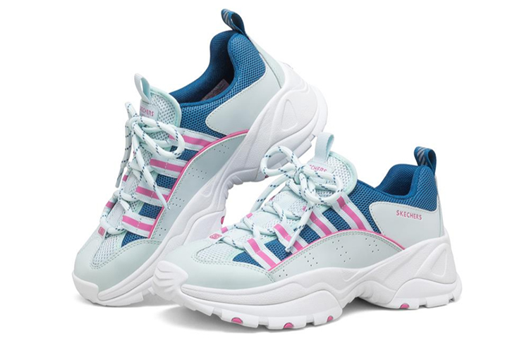 Lookbook (W) Skechers Kozmiks Chaussures de Course Rose/Bleu 88888409-AQUA