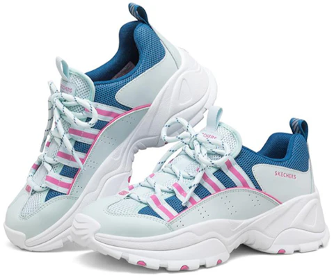 (W) Skechers Kozmiks Chaussures de Course Rose/Bleu 88888409-AQUA Lookbook (W) Skechers Kozmiks Chaussures de Course Rose/Bleu 88888409-AQUA