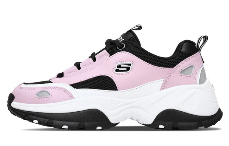 (Women) Skechers Kozmiks Running Shoes White/Pink 88888327-PKBK