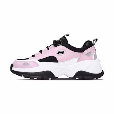 (W) Skechers Kozmiks Running Shoes White/Pink