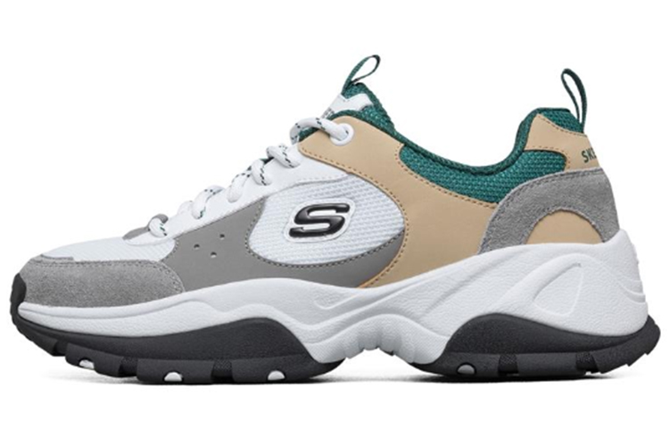 (Women) Skechers Kozmiks Sports Shoes Grey/Yellow/Green 88888412-GYWG