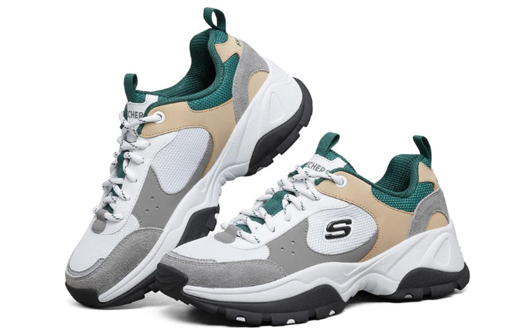 Lookbook (W) Chaussures de sport Skechers Kozmiks Gris/Jaune/Vert 88888412-GYWG