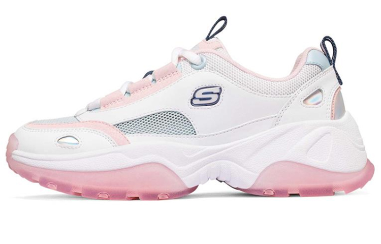 (Women) Skechers Kozmiks White/Pink 88888407-WMLT
