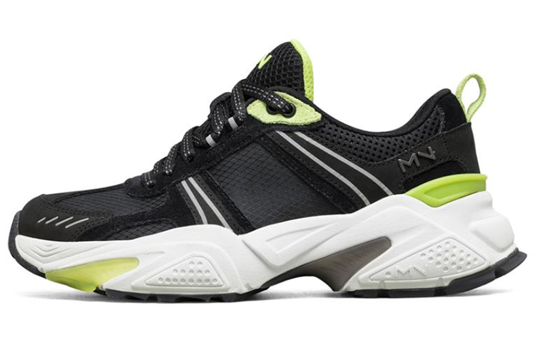 (Women) Skechers Kraz Black/White/Green 133001-BKGR
