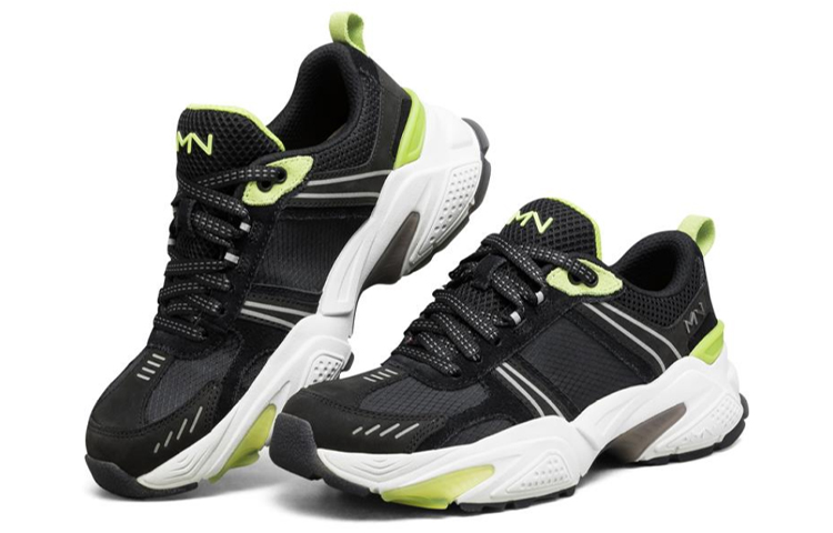 Lookbook (W) Skechers Kraz Noir/Blanc/Vert 133001-BKGR
