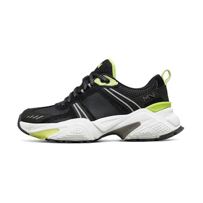 (W) Skechers Kraz Black/White/Green