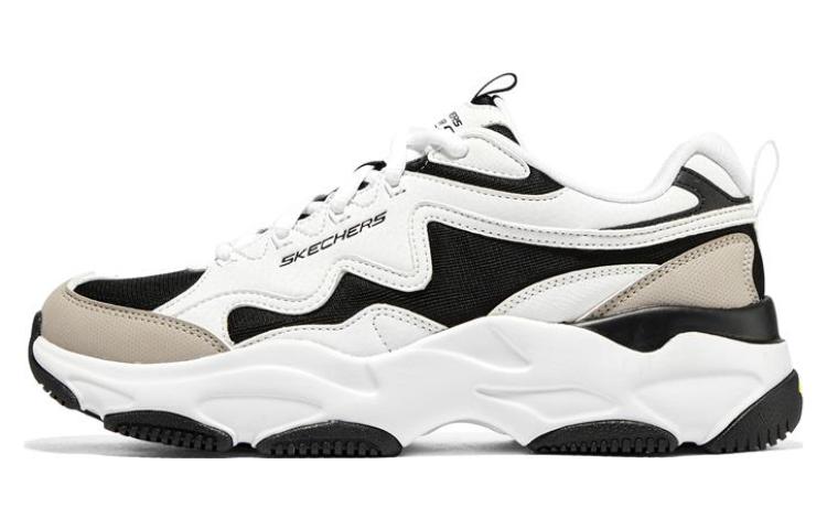 (W) Skechers Lander S Shoes 'White Black Beige'