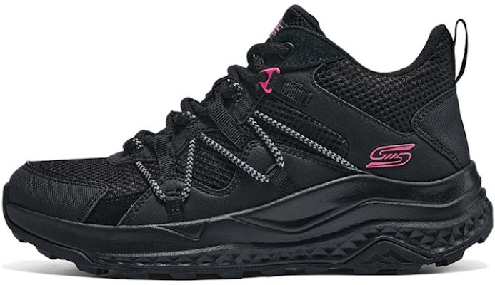 (Women) Skechers Lifestyle Trainers 'Black Pink' 117495-BBK Buy (Women) Skechers Lifestyle Trainers 'Black Pink' 117495-BBK