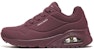 (W) Skechers Uno Stand On Air Sneakers 'Burgundy' Merah Keungu-unguan 73690-PLUM