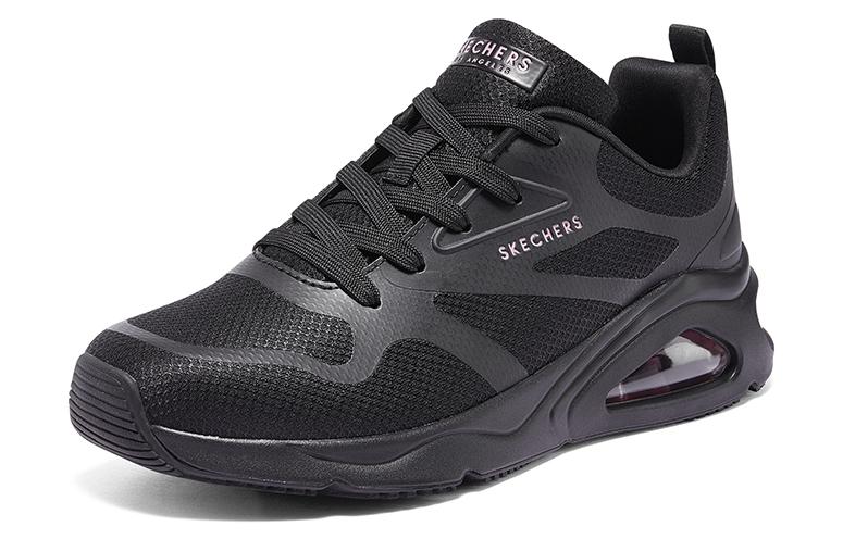 Lookbook (Women) Skechers Lifestyle Series Low 'Comfort Slip-Resistant Lightweight Casual Black' 177420-BBK