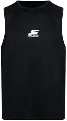 Skechers Lightweight Breathable Sleeveless Running Vest. P225M288-0018 Buy Skechers Lightweight Breathable Sleeveless Running Vest. P225M288-0018