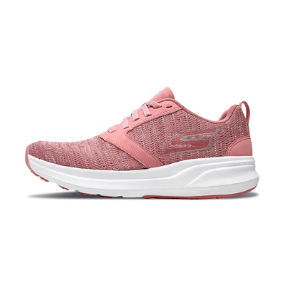 (W) Skechers Lightweight Shock-Absorbing Running Shoes 'Light Pink'