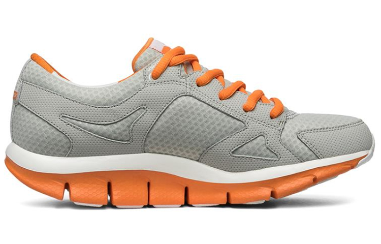 (W) Skechers Liv Running Shoes Gray/Orange/White 圖 2