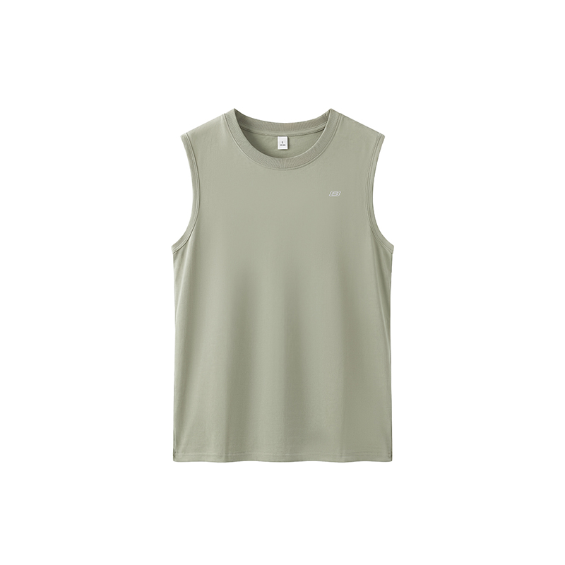 Skechers Loose Fit Comfy Cotton Tank Top for Summer, Sports & Casual Wear. S0926002-06F8