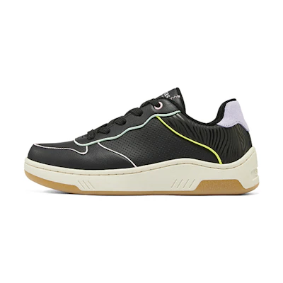(W) Skechers Low-Top 'Black Multicolor'