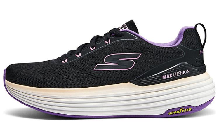 Buy (W) スケッチャーズ ローカット 黒紫 129260-BKPR