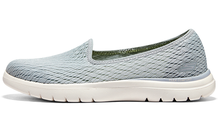 (Women) Skechers Low-Top 'Blue-White' 136505-GRY