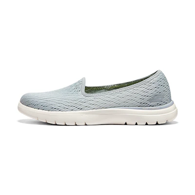 (W) Skechers Low-Top 'Blue-White'
