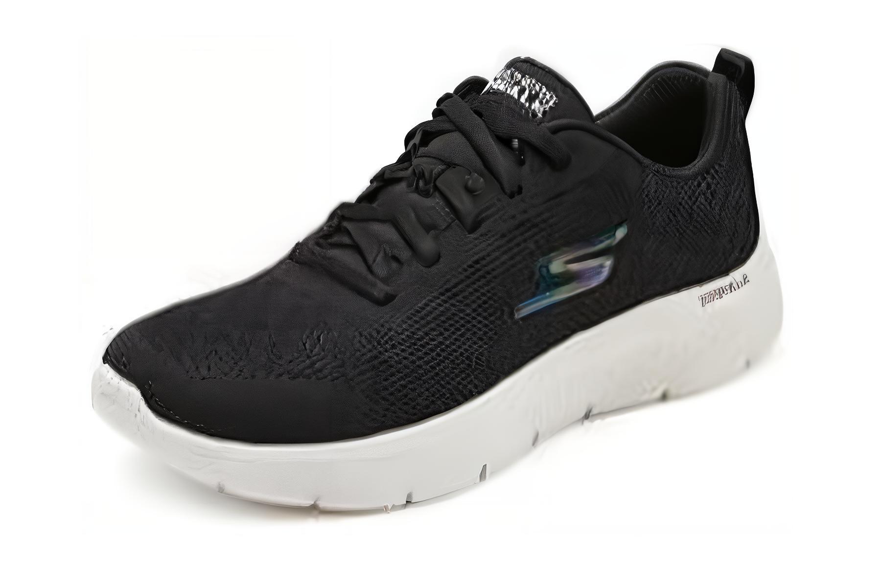 Lookbook (W) Skechers Low-Top 'Cómodo y Versátil Negro' 124831-BKW