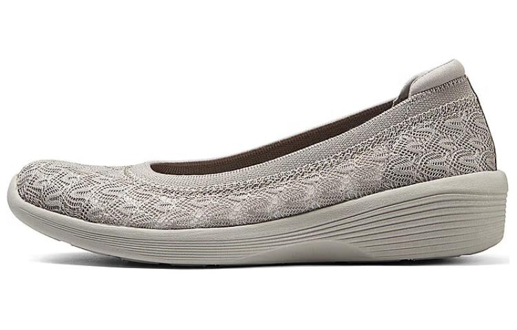 (W) Skechers Low-Top 'Grey Brown'