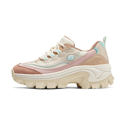 (W) Skechers Low-Top 'Light Brown'