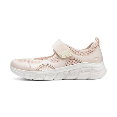 (W) Skechers Low-Top 'Peach Pink'