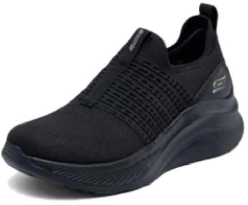 (W) Skechers Low-Top 'Comodidad Versátil Negra' 117514-BBK Lookbook (W) Skechers Low-Top 'Comodidad Versátil Negra' 117514-BBK