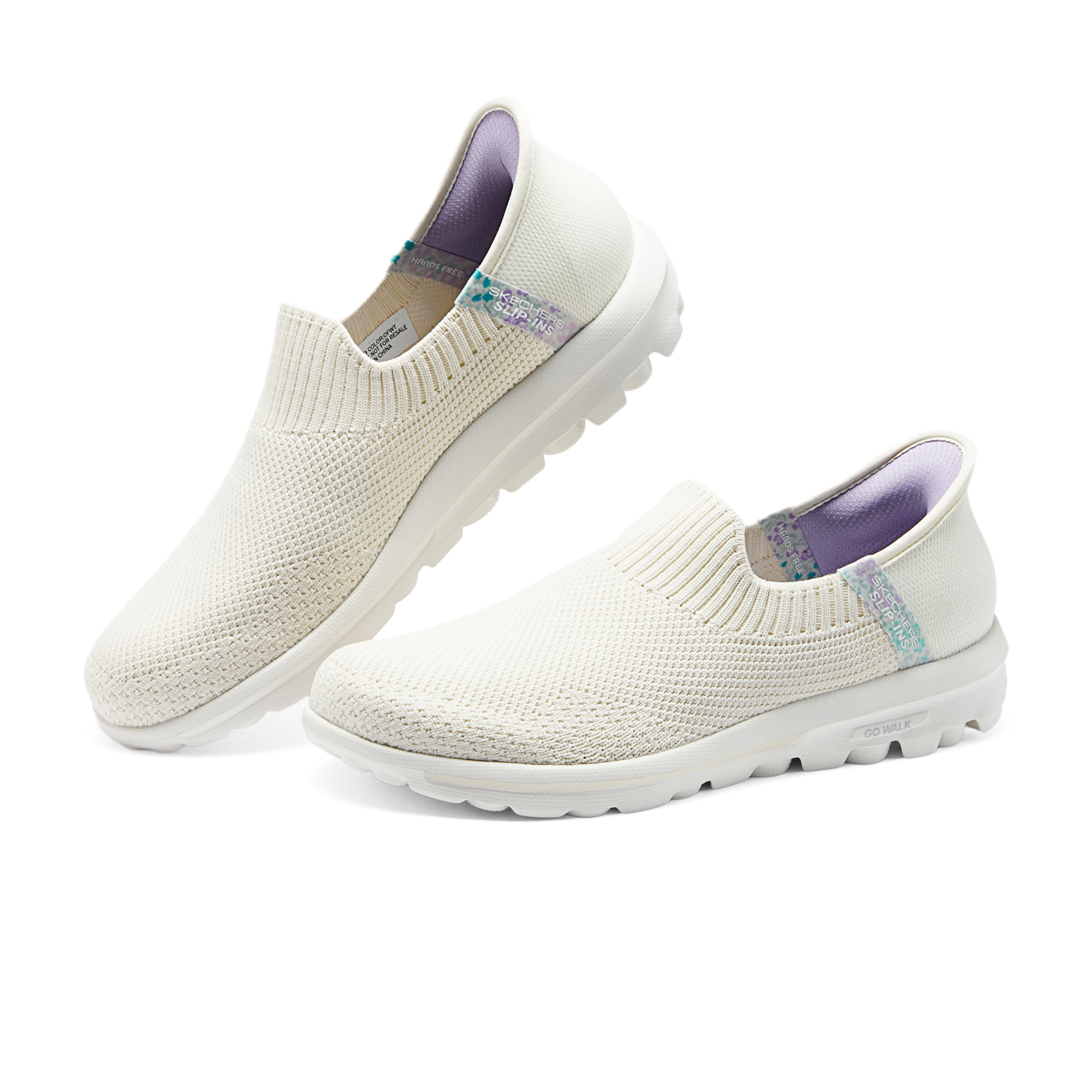 Shop (W) 스케쳐스 로우탑 '화이트 컴포트' (Skechers Low-Top 'White Comfort') 124799-OFWT