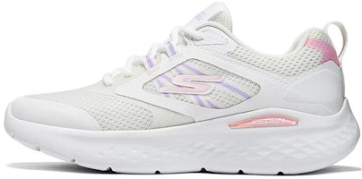 (Women) Skechers Low-Top 'White Comfort Fashion' 129442-WPK (Women) Skechers Low-Top 'White Comfort Fashion' 129442-WPK