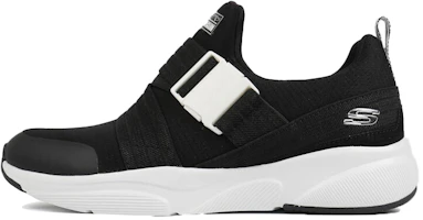 (Women) Skechers Low-Top Buckled 'Black' 66666167-BLK (Women) Skechers Low-Top Buckled 'Black' 66666167-BLK
