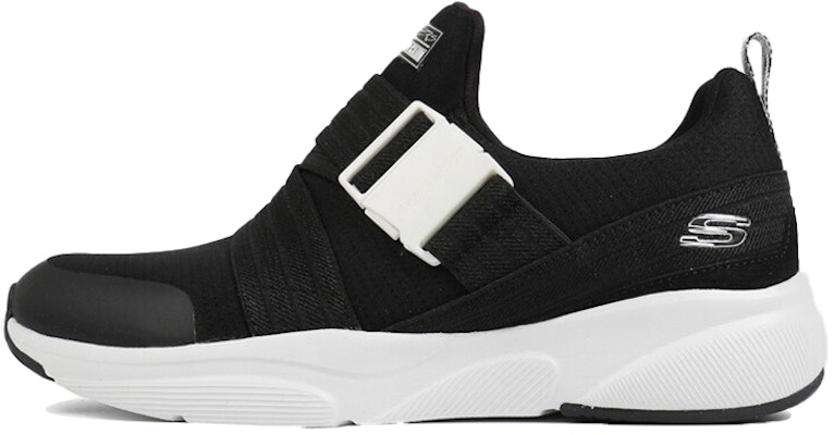 (Women) Skechers Low-Top Buckled 'Black' 66666167-BLK Buy (Women) Skechers Low-Top Buckled 'Black' 66666167-BLK