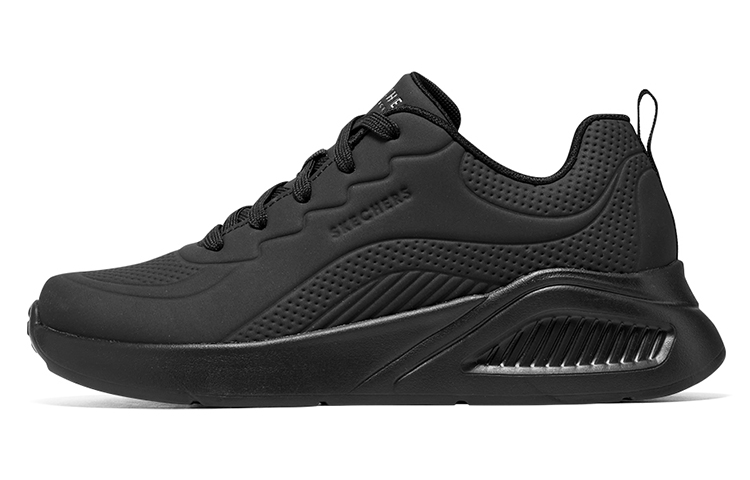 (Women) Skechers Low-top Fashion 'Pure Black Breathable' 177288-BBK