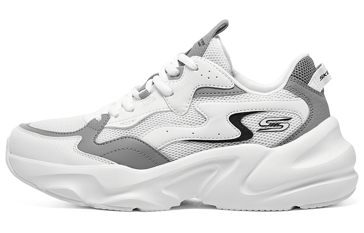 Buy (W) 斯凯奇低帮休闲运动鞋“白灰” 117366-WMLT