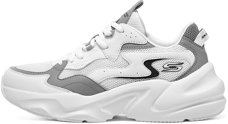 women-skechers-low-top-lifestyle-sneaker-white-grey-117366-wmlt