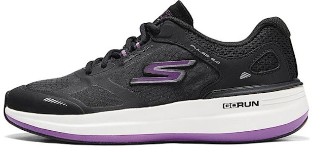 (W) スケッチャーズ ローカット ランニング (黒/紫) 129113-BKPR Buy (W) スケッチャーズ ローカット ランニング (黒/紫) 129113-BKPR