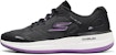 (W) Skechers Low-Top Lari 'Hitam Ungu' 129113-BKPR