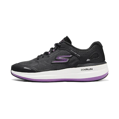 (W) Skechers Low-Top Running 'Black Purple'