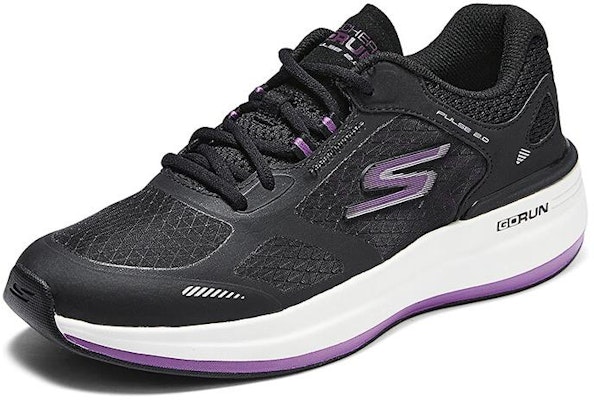 (W) Skechers Low-Top Running 'Hitam Ungu' 129113-BKPR Shop (W) Skechers Low-Top Running 'Hitam Ungu' 129113-BKPR