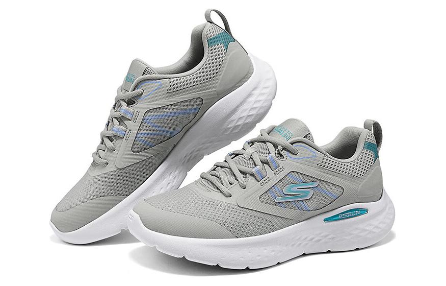 Lookbook (W) Skechers Zapatillas Bajas Running 'Gris Verde' 129442-GYAQ