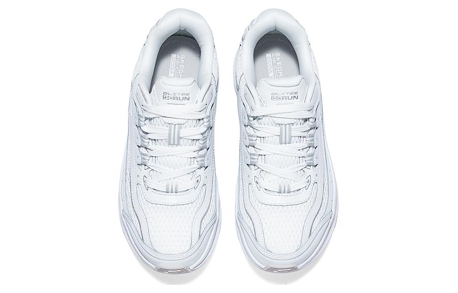 Lookbook (W) Sepatu Lari Skechers Low-Top 'White Comfort' Putih - Untuk Kenyamanan 128610-WSL