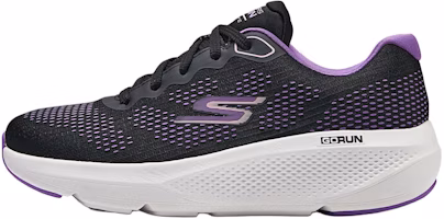 (Women) Skechers Low-Top Running Shoe 'Black Purple' 128348-BKPR (Women) Skechers Low-Top Running Shoe 'Black Purple' 128348-BKPR