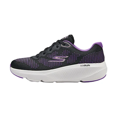 (W) Skechers Low-Top Running Shoe 'Black Purple'