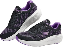 (W) スケッチャーズ ローカット ランニングシューズ 黒紫 128348-BKPR Shop (W) スケッチャーズ ローカット ランニングシューズ 黒紫 128348-BKPR