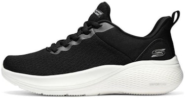 (Women) Skechers Low-Top Running Shoes 'Black-White' 117551-BLK (Women) Skechers Low-Top Running Shoes 'Black-White' 117551-BLK