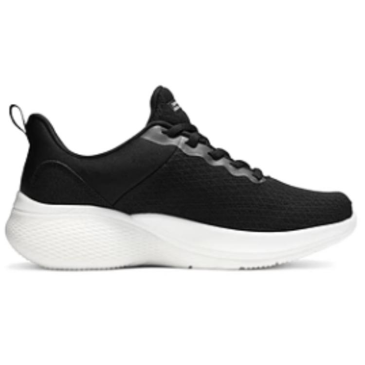 Order (W) Zapatillas Skechers para Correr Bajas 'Negro-Blanco' 117551-BLK