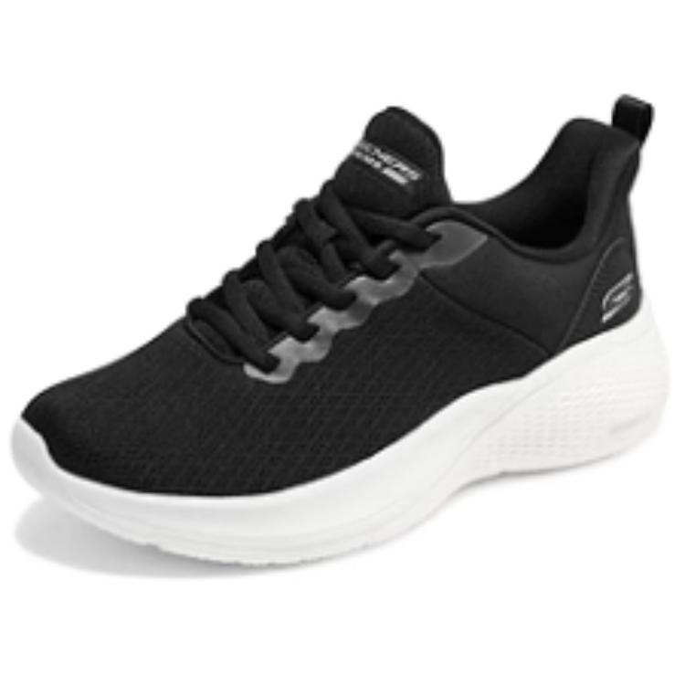 Lookbook (W) Zapatillas Skechers para Correr Bajas 'Negro-Blanco' 117551-BLK