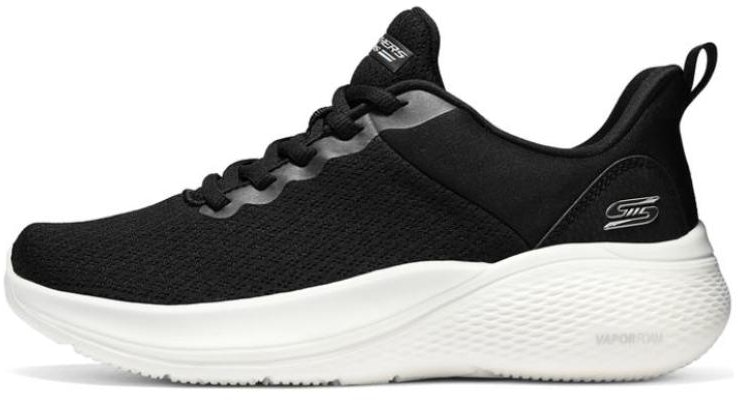 (W) Kasut Lari Skechers Low-Top 'Hitam-Putih' 117551-BLK Details for (W) Kasut Lari Skechers Low-Top 'Hitam-Putih' 117551-BLK
